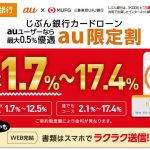 じぶん銀行カードローンの金利・審査・会社情報